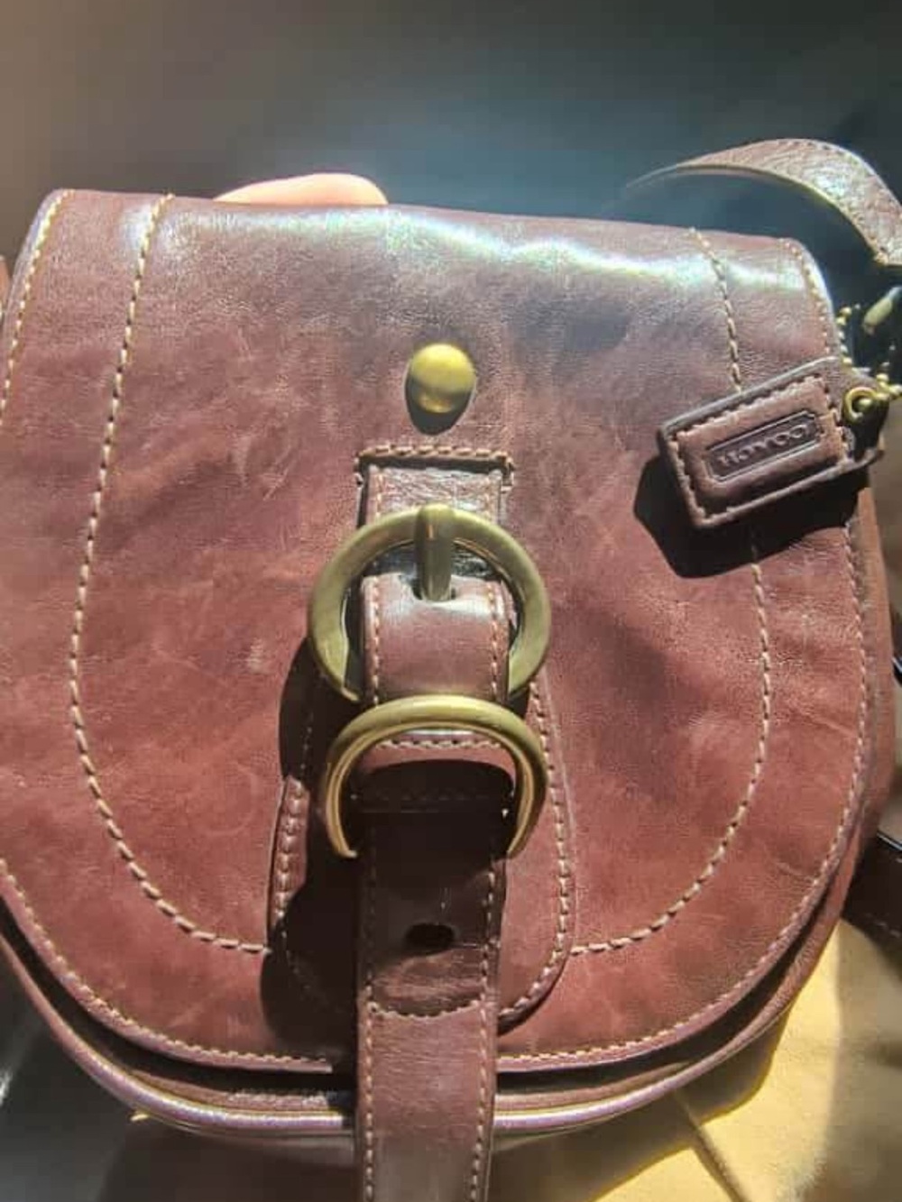 Coach Vintage Legacy Leather Garcia Mini Crossbody Bag Rare Boho - Picture 2 of 16